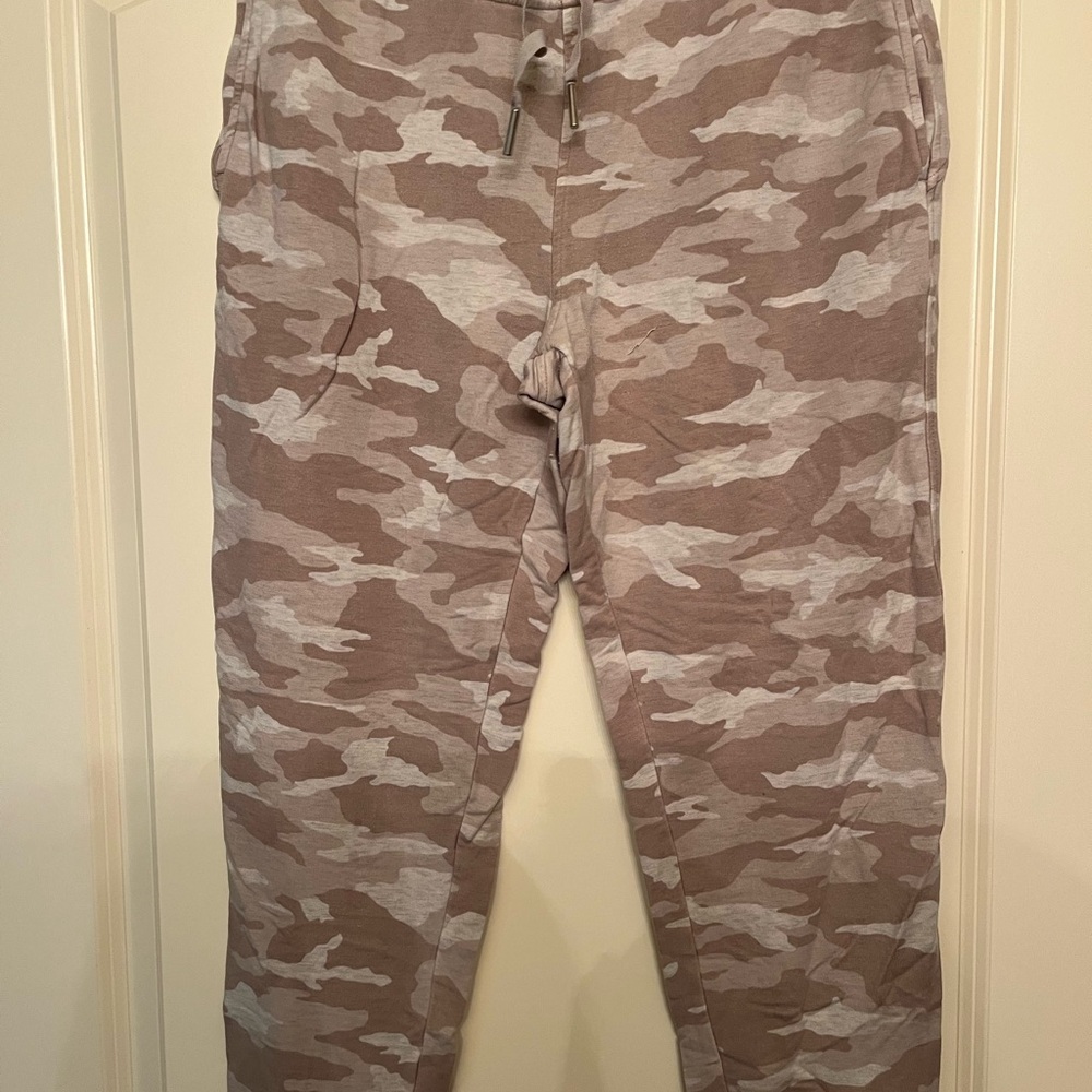 Athleta Beige Balance Printed Jogger